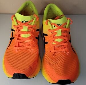 Asics Orange and Yellow Running Shoes